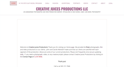 Desktop Screenshot of creativejuicesproductions.com